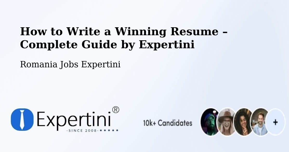 Resume Writing Guide for Job Seekers – Secui - Secui, Romania Jobs Expertini